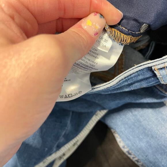 Free People Jeans size 30 We The Free Riley Seamed Skinny x Revolve - Picture 3 of 10